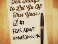 #1 Fear About Homeschooling