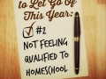 #2 Not Feeling Qualified to Homeschool