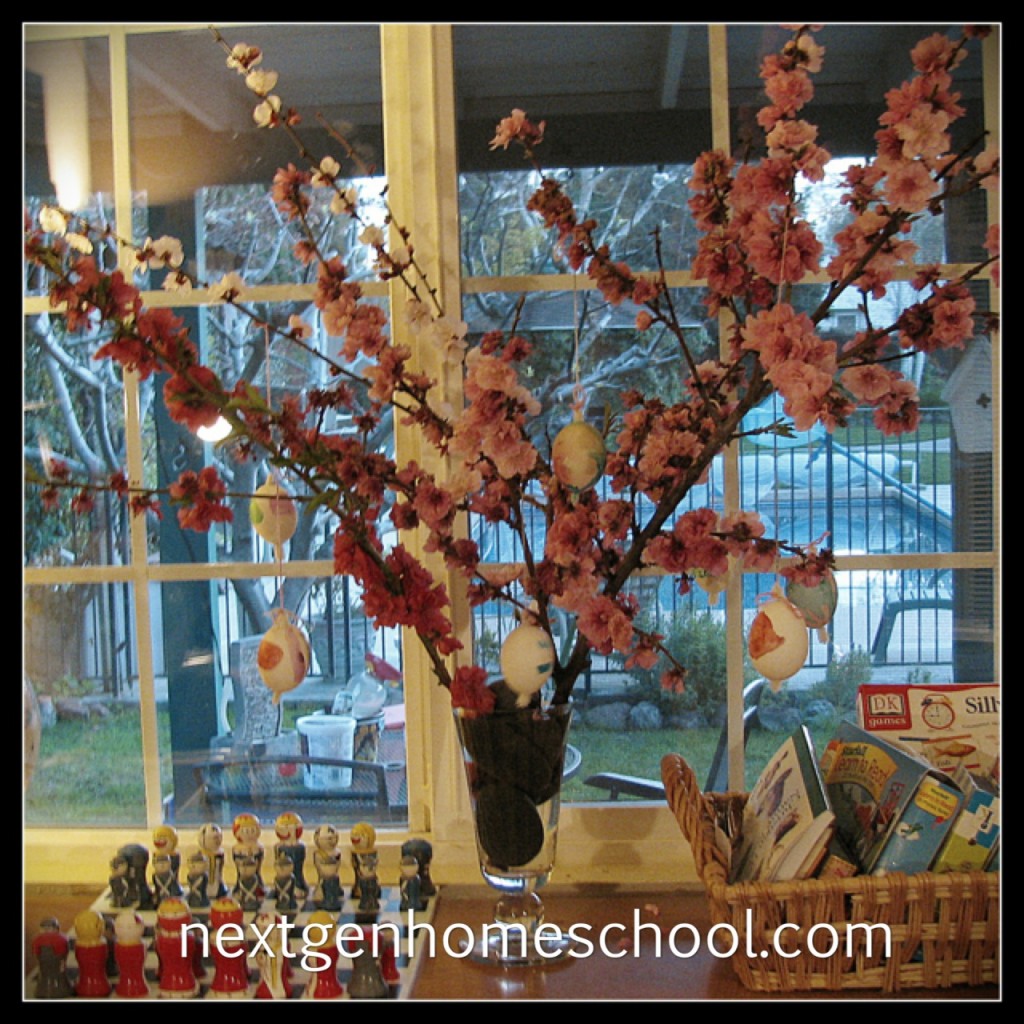 Homeschool Holiday Easter Tree