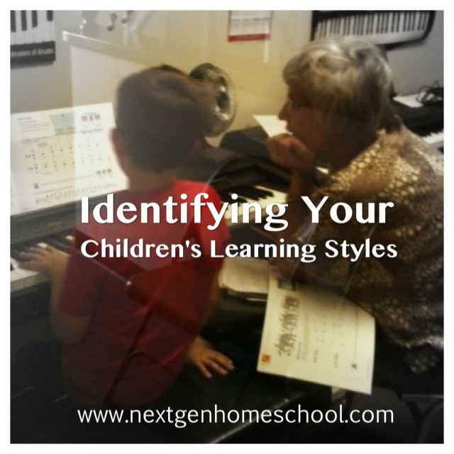 Identifying the learning styles of your children