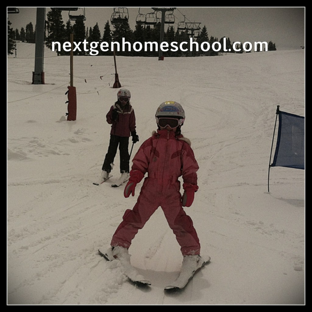 Homeschool Spring Break Skiing2