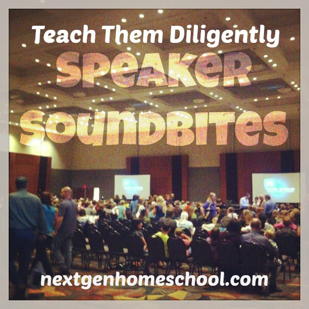 Teach Them Diligently SpeakerSoundbites