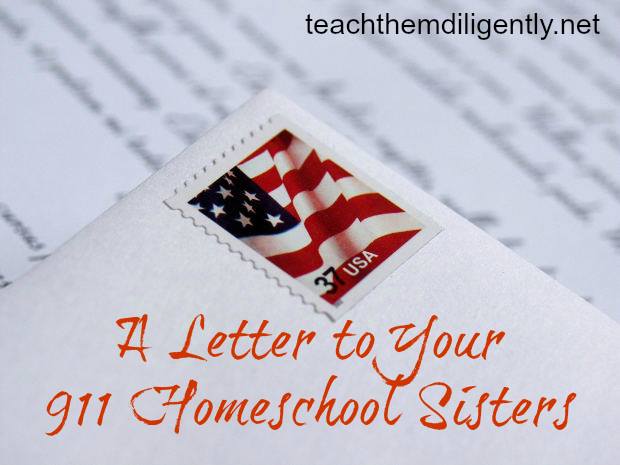 A Letter to Your Homeschool Sisters