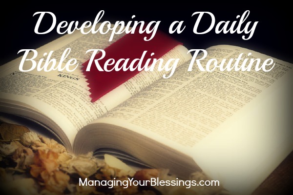 Making Time for Personal Daily Bible Reading
