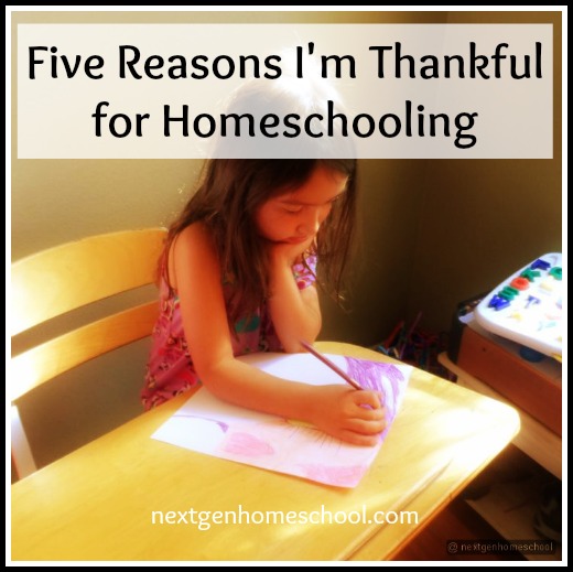 thankful for homeschooling