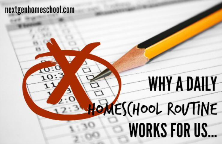 Why a Daily Homeschool Routine Works for Us